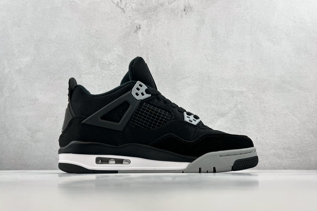 Air Jordan 4 Retro “Black Canvas”黑灰 DH7138-006