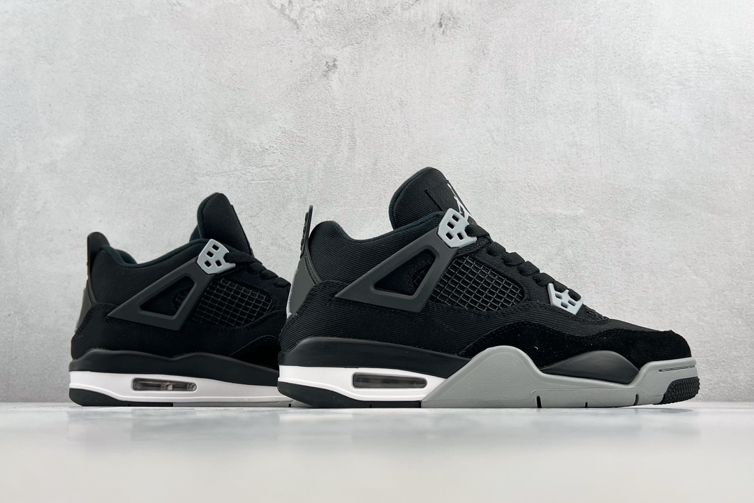 Air Jordan 4 Retro “Black Canvas”黑灰 DH7138-006