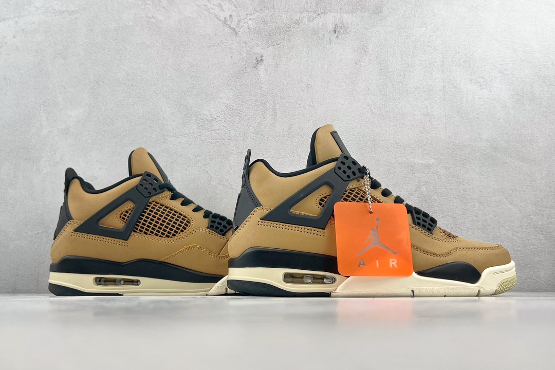 280 Air Jordan 4 Retro 珍珠奶茶 绿X版师亲自操刀 AQ9129-200