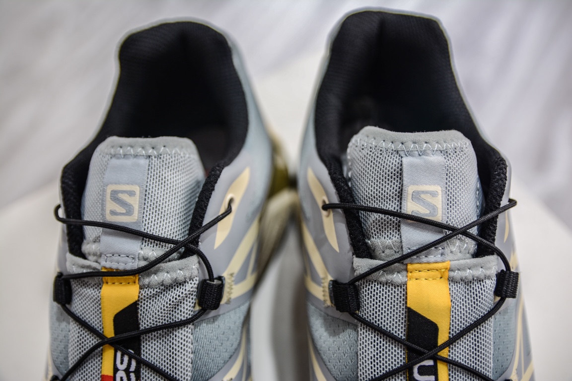 350 纯原版本 Salomon 萨洛蒙 XT-6 迷雾蓝 复古机能潮流休闲跑鞋 414551