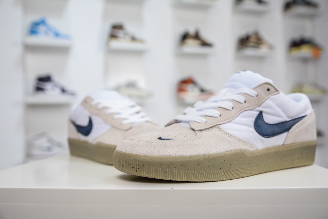 150 Nike SB Forcce 58 灰白蓝 复古休闲男女板鞋CZ2959-100