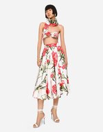 Dolce & Gabbana Clothing Skirts Printing Cotton Fashion