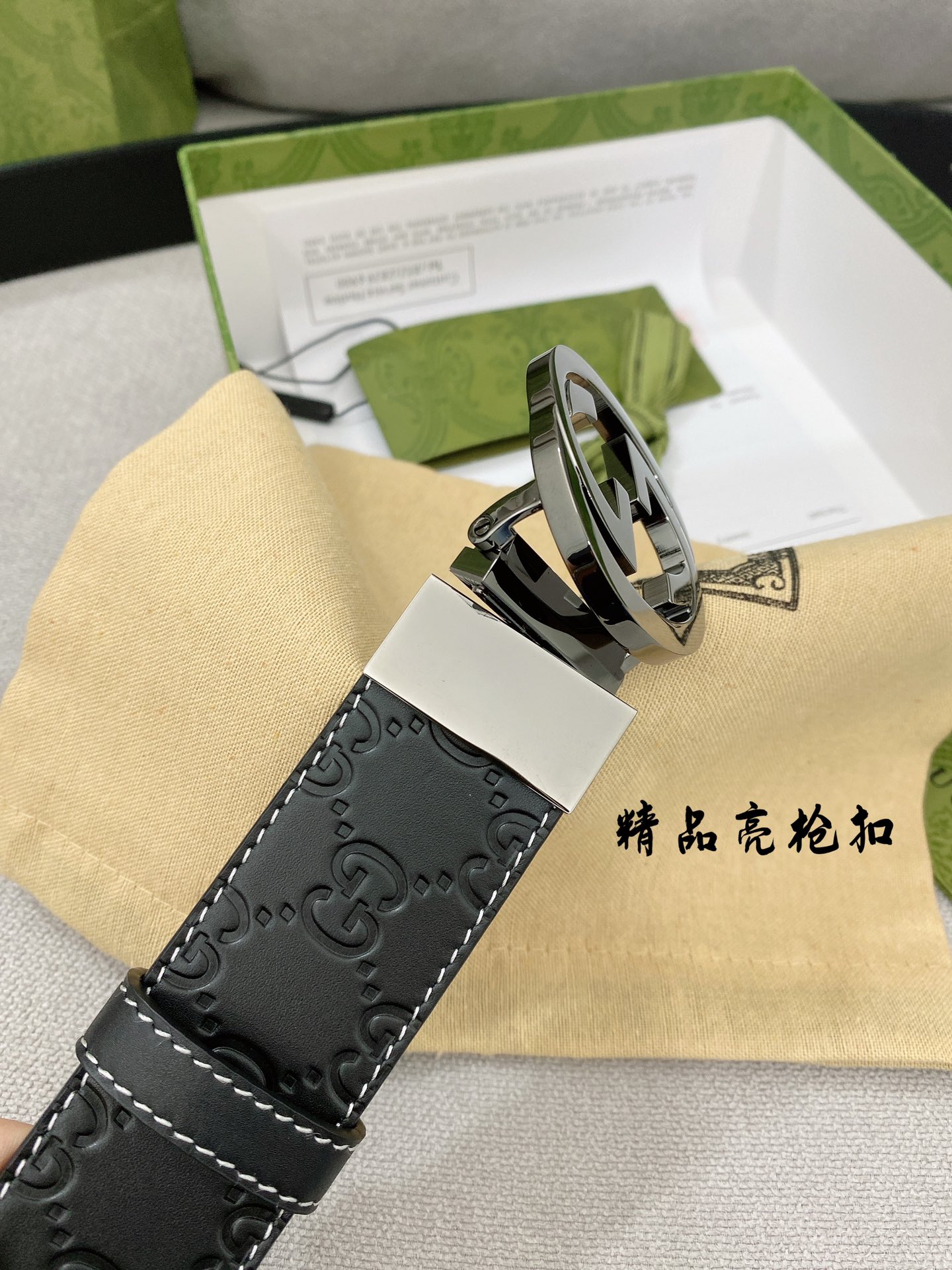Gucci.古驰全套包装3.8cm专