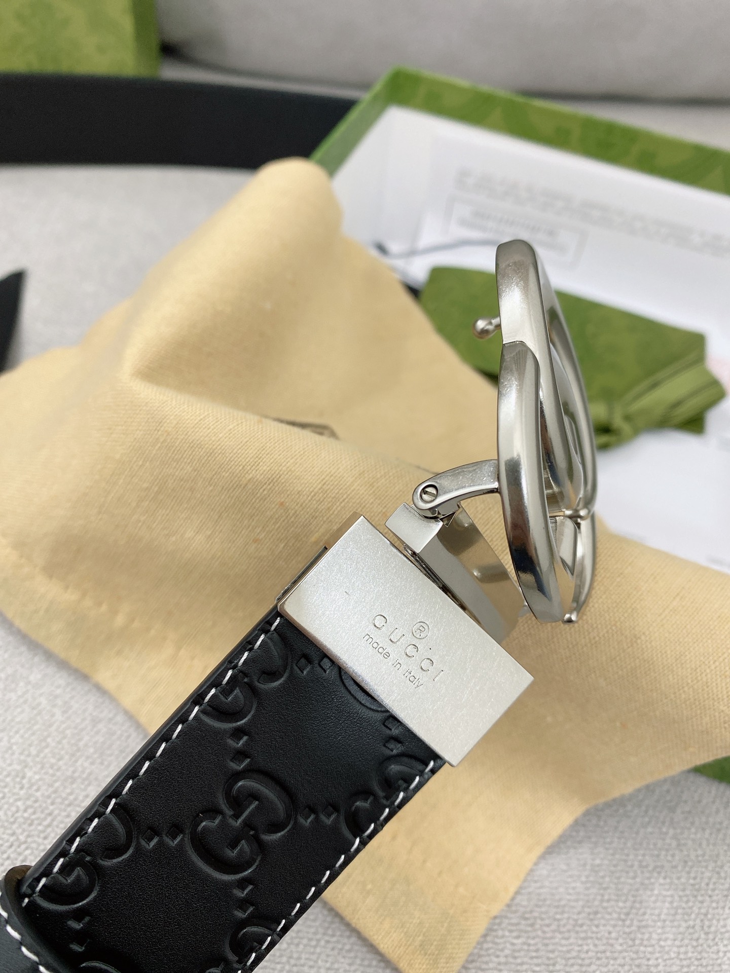 Gucci.古驰全套包装3.8cm专