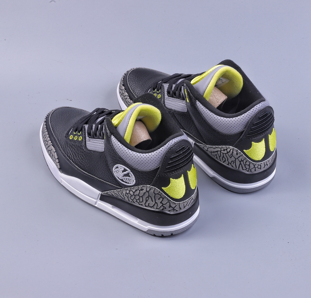 纯原 Air Jordan AJ3 Retro 俄勒冈黑黄鸭子 原楦原纸板开发