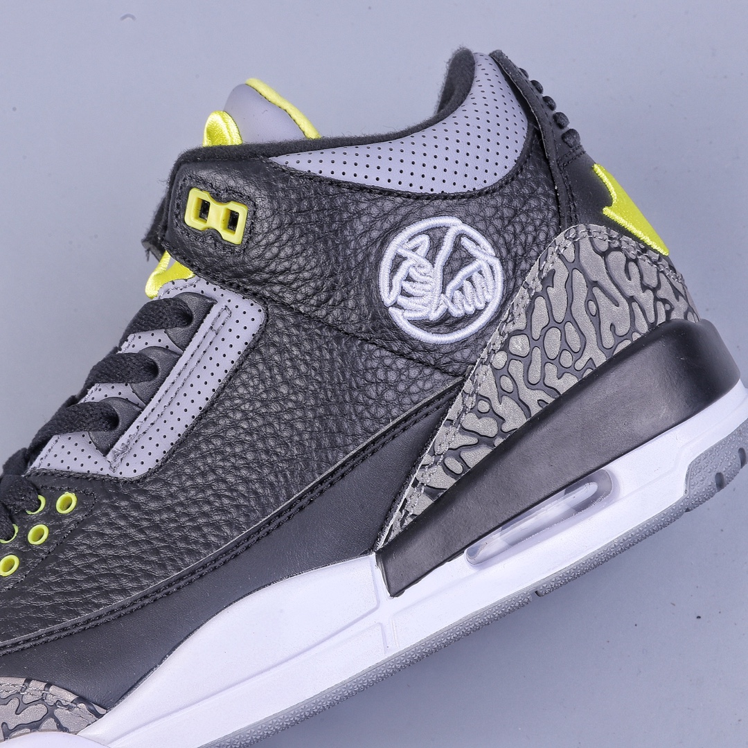 纯原 Air Jordan AJ3 Retro 俄勒冈黑黄鸭子 原楦原纸板开发