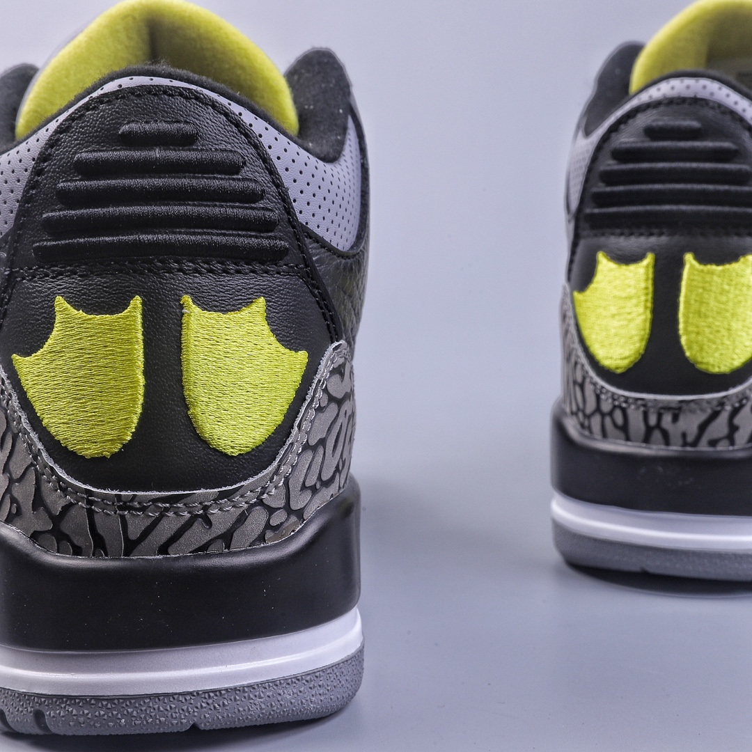 纯原 Air Jordan AJ3 Retro 俄勒冈黑黄鸭子 原楦原纸板开发