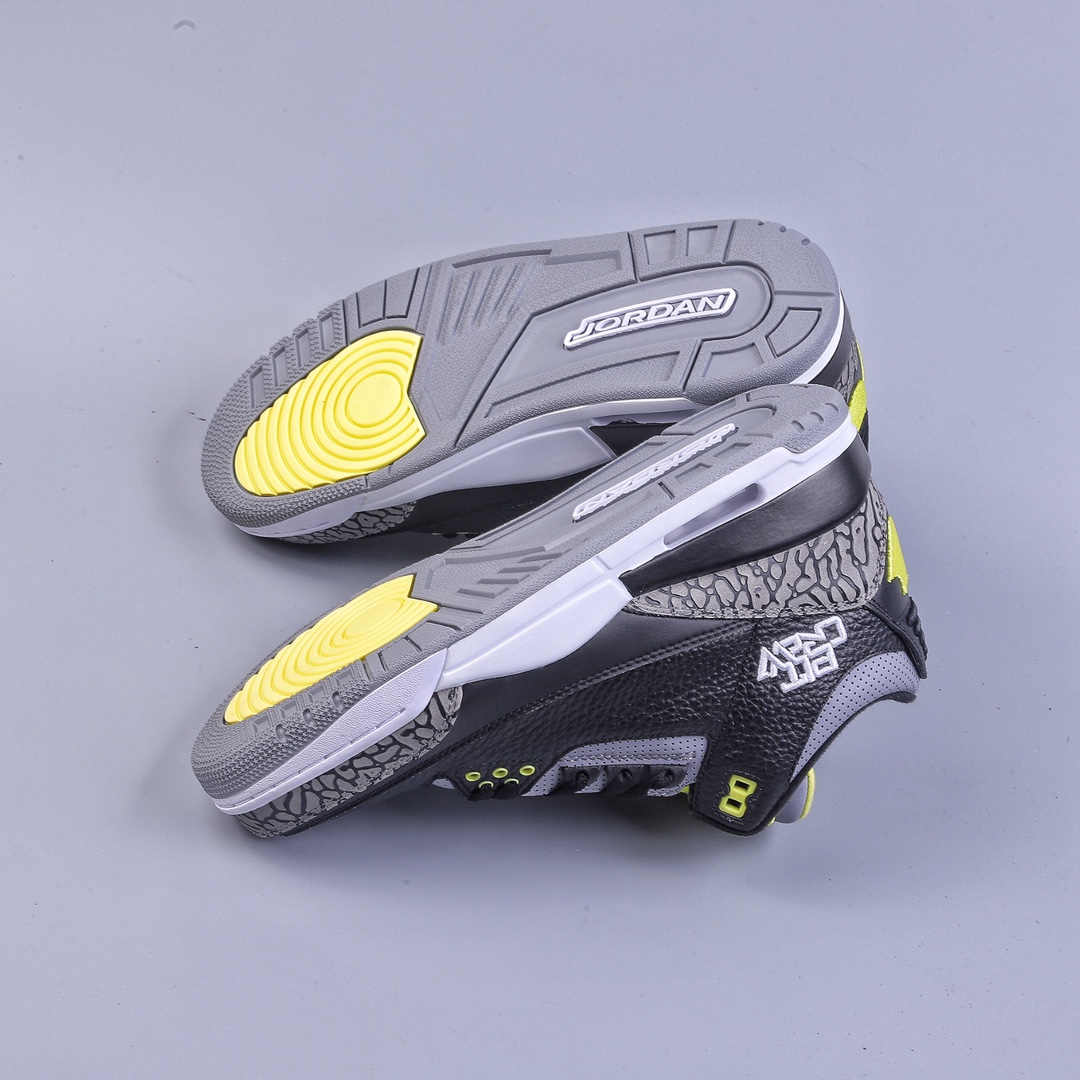 纯原 Air Jordan AJ3 Retro 俄勒冈黑黄鸭子 原楦原纸板开发