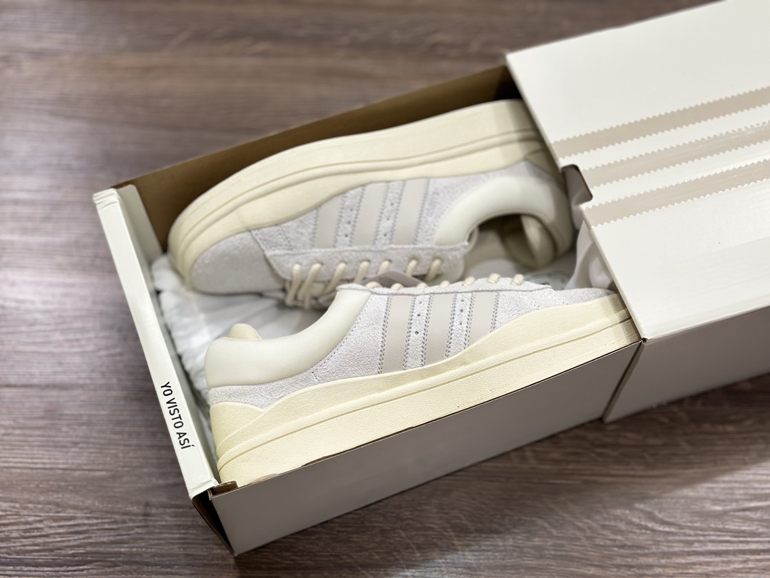 Bad Bunny x Adidas Campus Light ”Cloud White” College Wright Series Low Top FZ5823