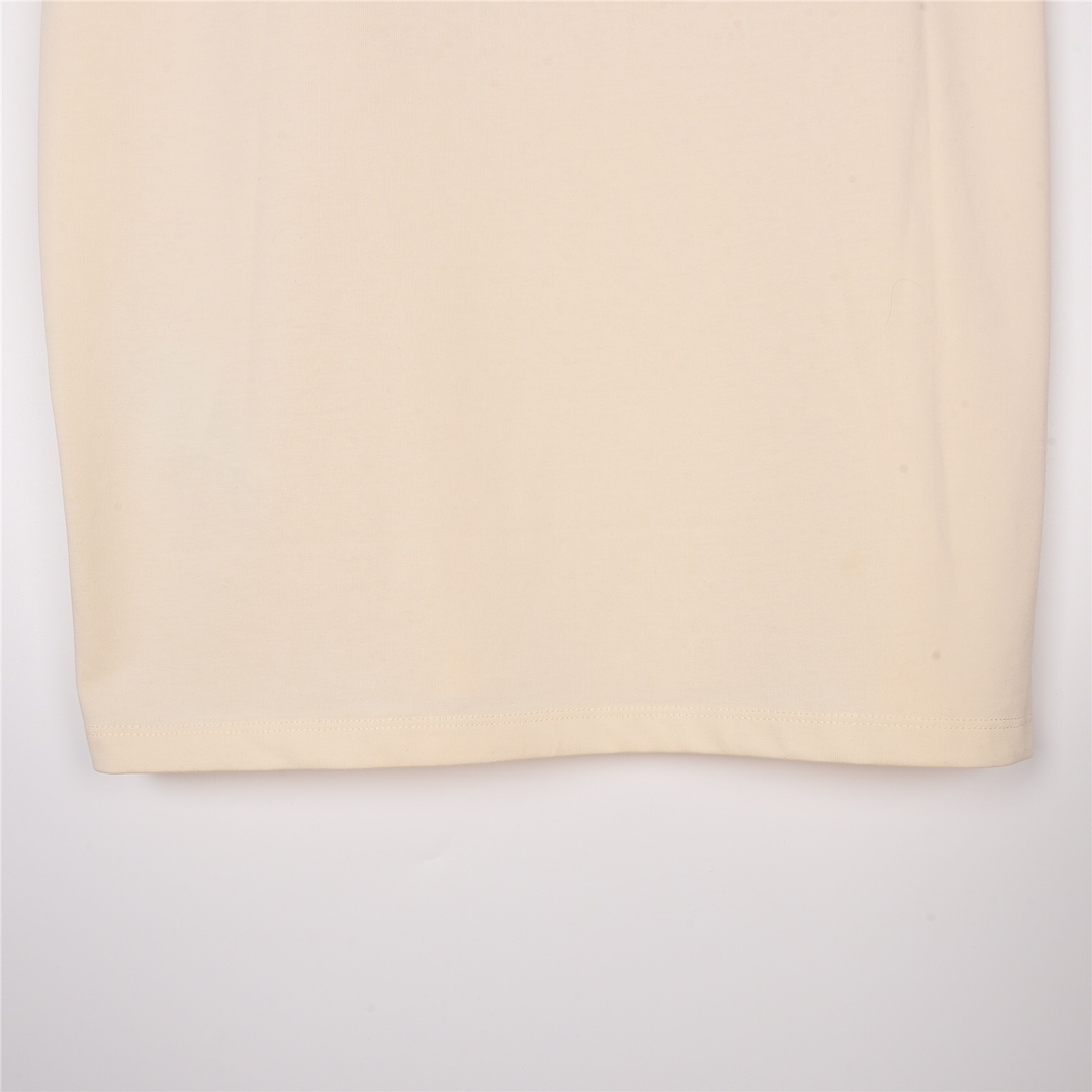 上新170 GUCCI 古驰 23Fw春夏新款鲸鱼双G印花短袖