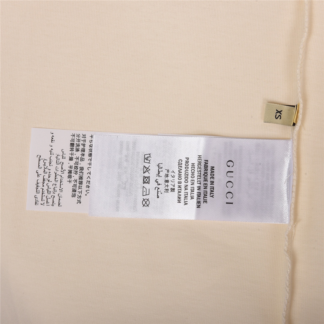 上新170 GUCCI 古驰 23Fw春夏最新1921红绿腰带印花短袖