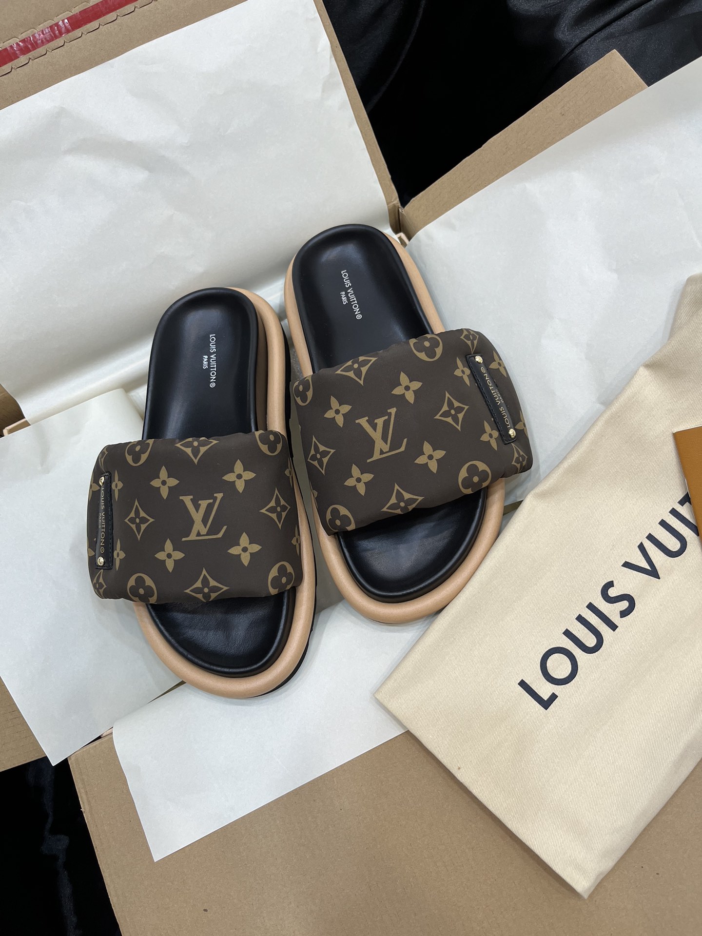 Louis Vuitton Sapatos Chinelos