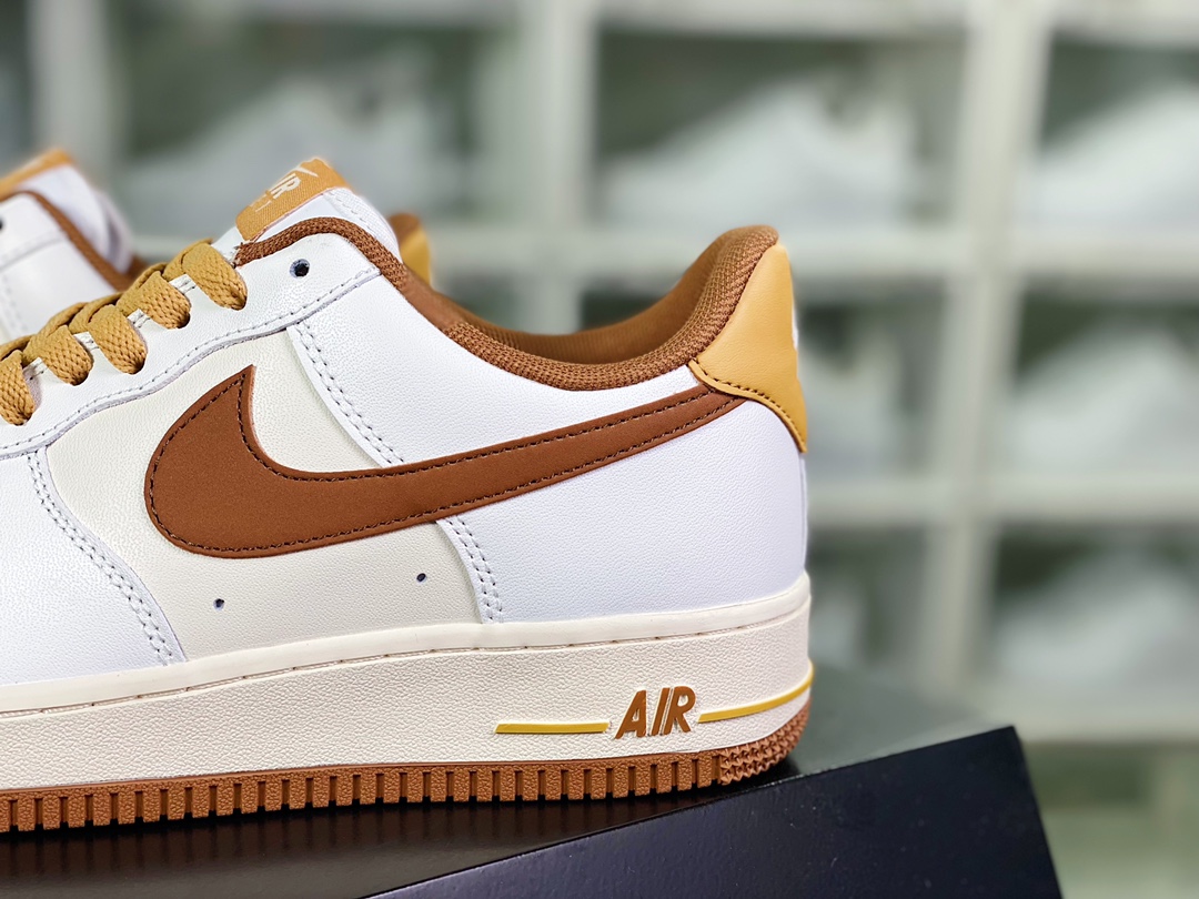 200  Air Force 1’07 Low”White/Sand/Brown”空军一号“皮革白黄深棕YY3188-103