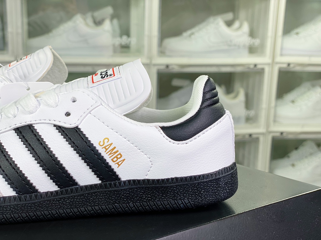 Adidas Originals Samba Classic Samba Classic Series ”Black and White Gray Long Tongue” 772109