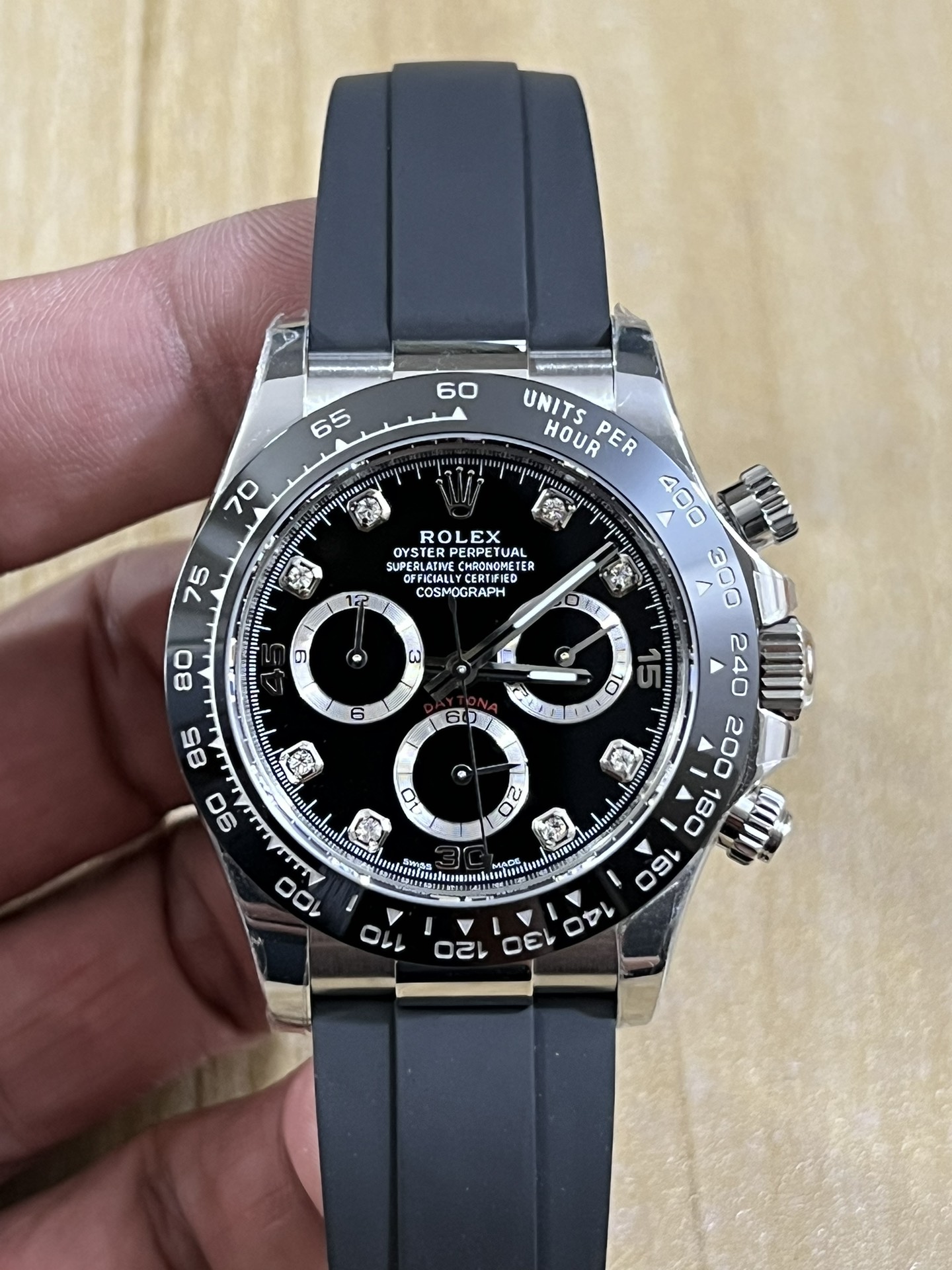 NO:143079,BT black pottery diamond dial, hot-selling Rolex, rolex19860909BT黑陶钻迪,热销爆款劳力士,rolex,Watch