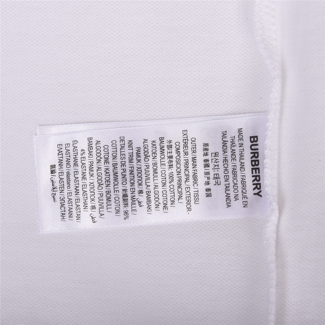 上新190 BURBERRY 巴宝莉纯色剌绣战马短袖Polo衫短袖