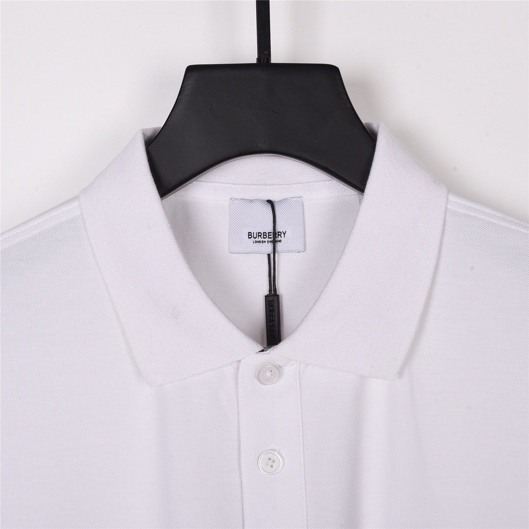 上新190 BURBERRY 巴宝莉纯色剌绣战马短袖Polo衫短袖