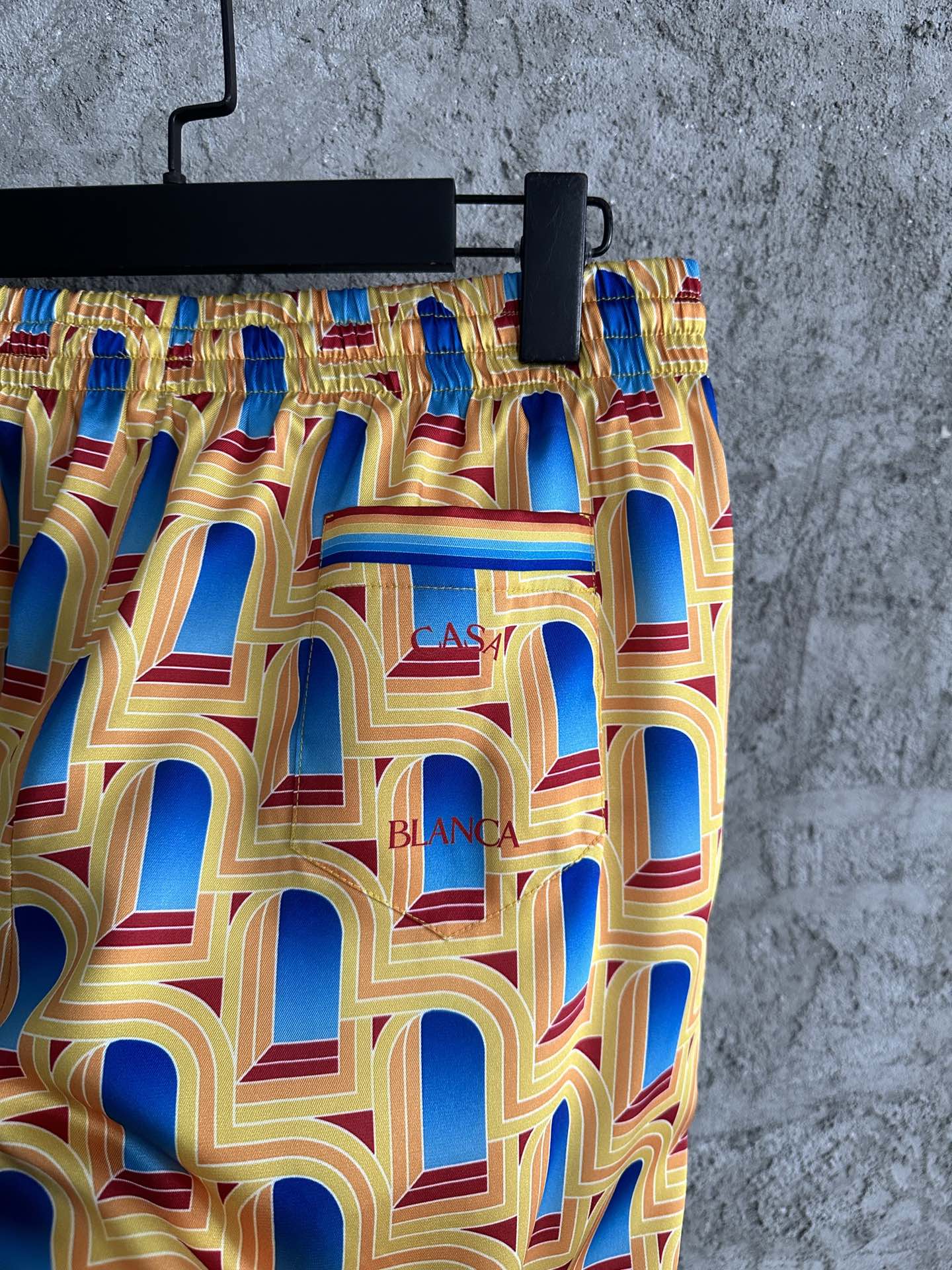 CASABLANCA 2023SS Arched Pattern Silk Shorts - High Definition Custom Fabric 9 i1679840257 6252 7