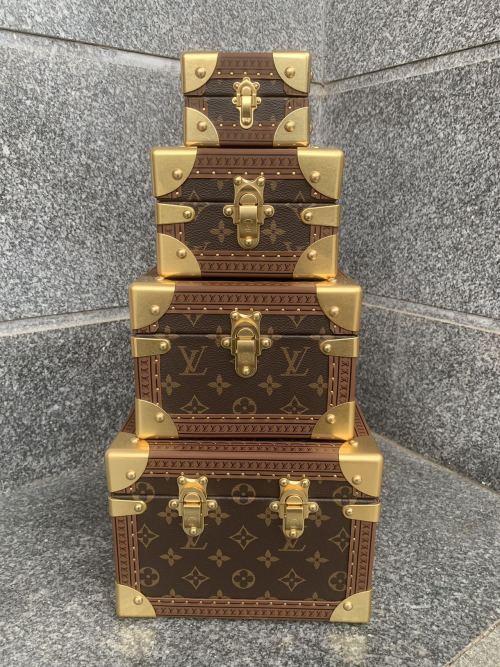 Louis Vuitton Boite Chapeau Suitcase Monogram Canvas Set of 3-Piece Nesting 1 Louis Vuitton Boite Chapeau Suitcase Monogram Canvas Set of 3-Piece Nesting