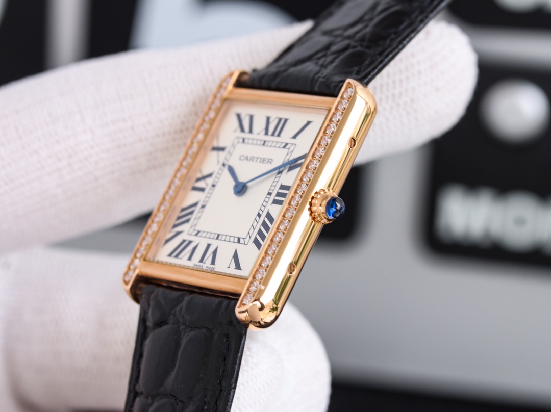 3WF Katia Tank W52200003 Watch: Swiss Stone Core, Precision Craftsmanship, Original Fittings - 图片 5