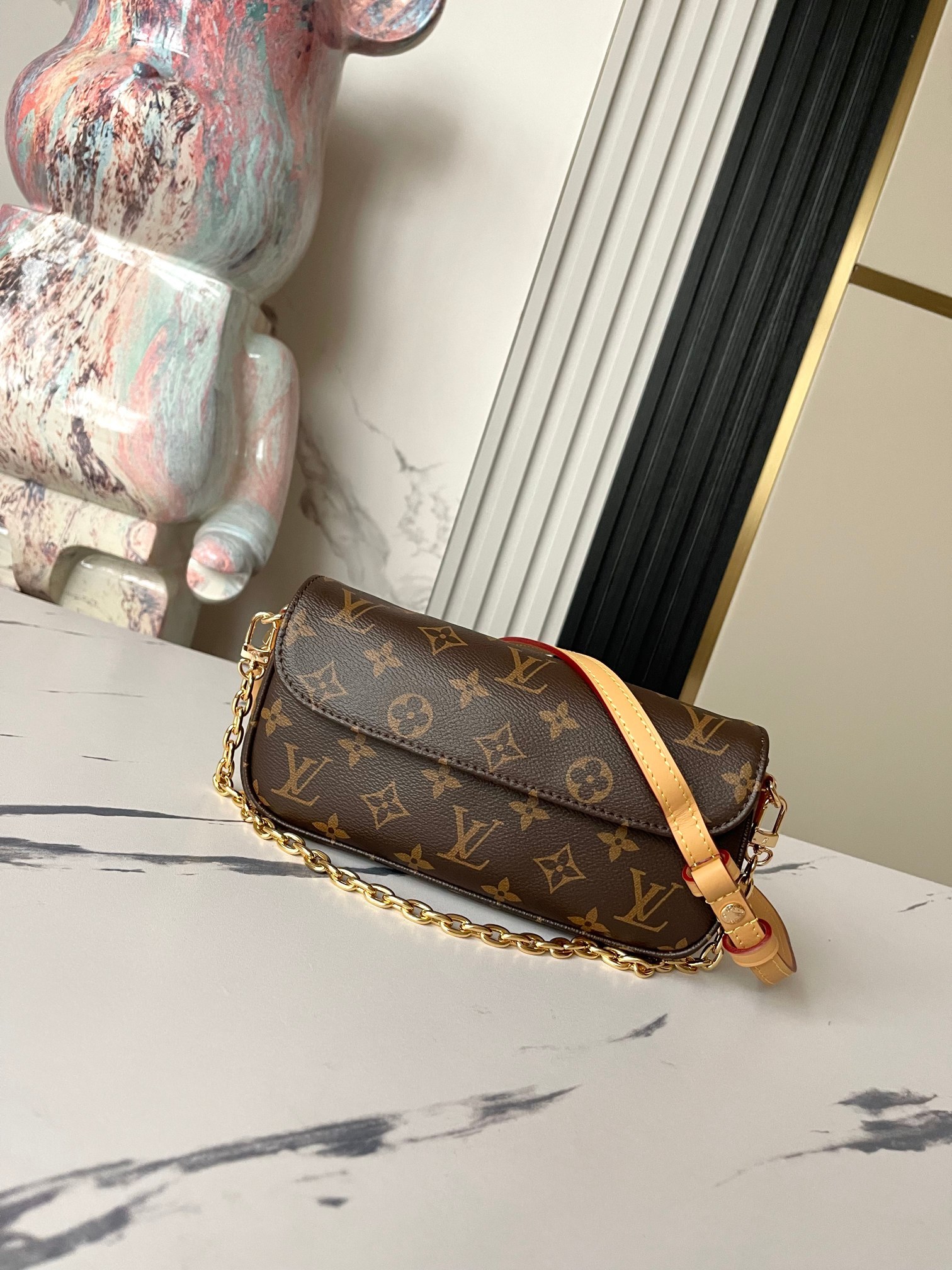顶级原单独家实拍M81911老花链条包系列WalletOnChainIvy手袋取材Monogram帆布灵