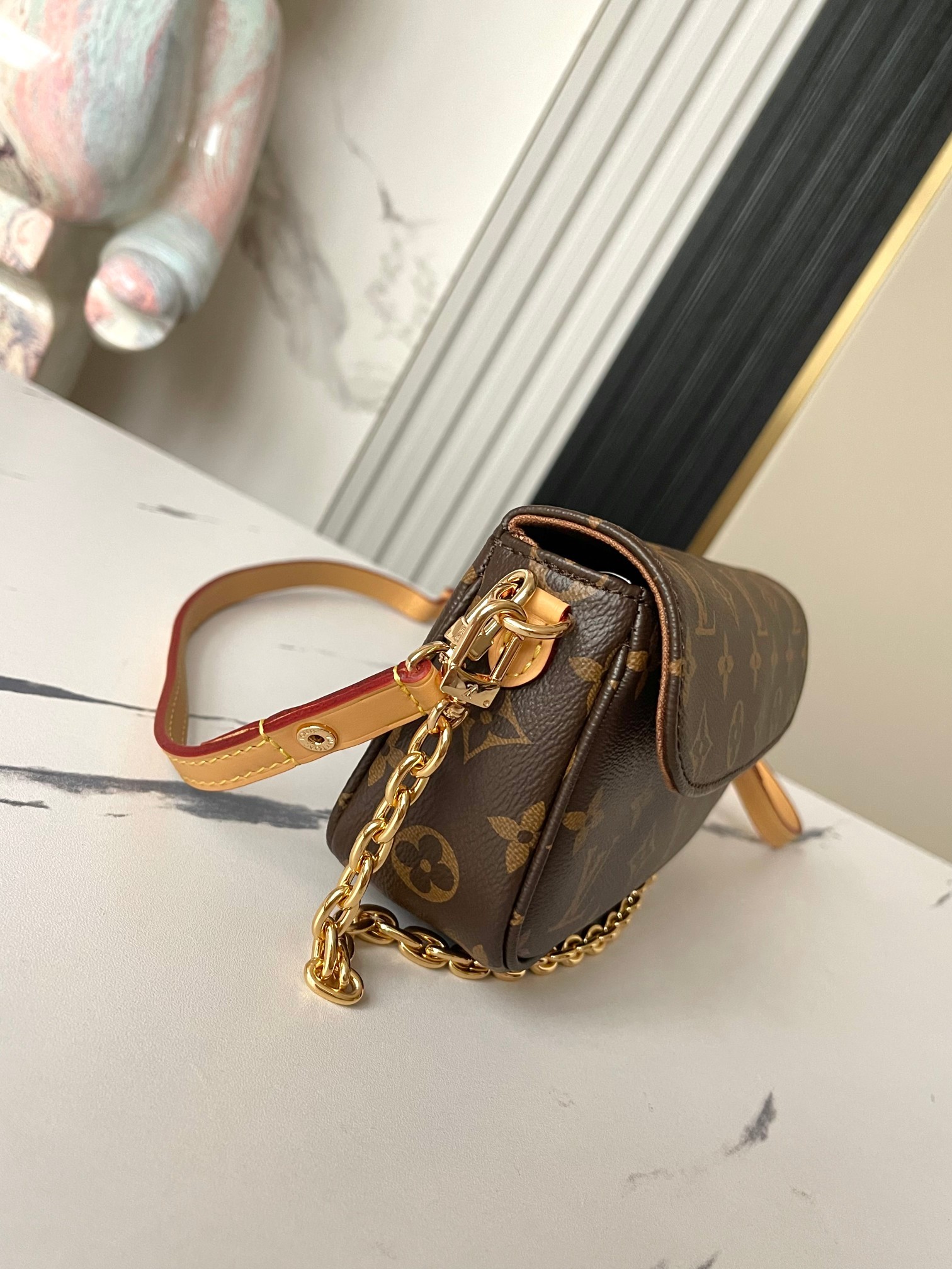 顶级原单独家实拍M81911老花链条包系列WalletOnChainIvy手袋取材Monogram帆布灵