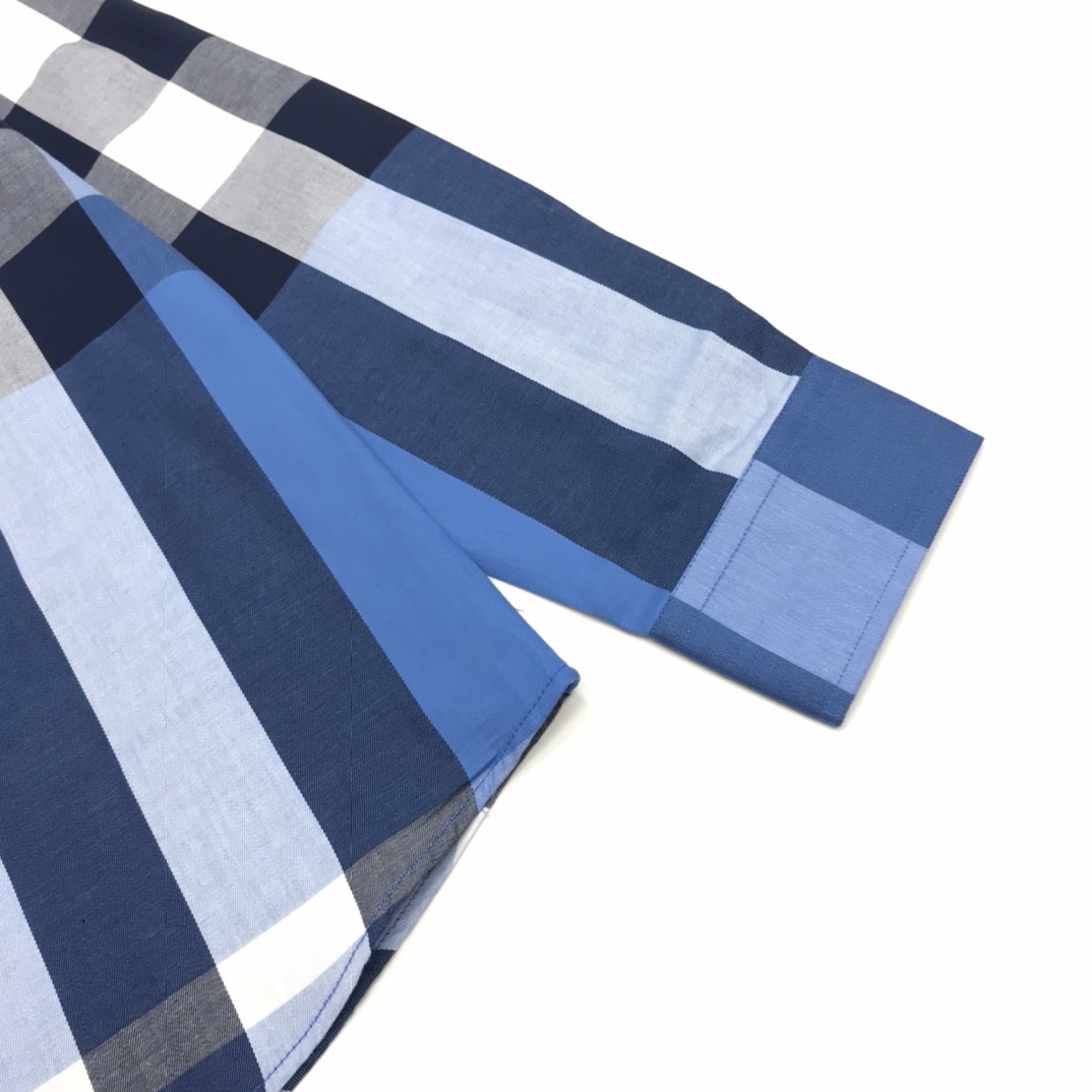Luxury Burberry BBR Long-Sleeve Shirt with High-Density Fabric and Laser-Cut Details - 图片 6