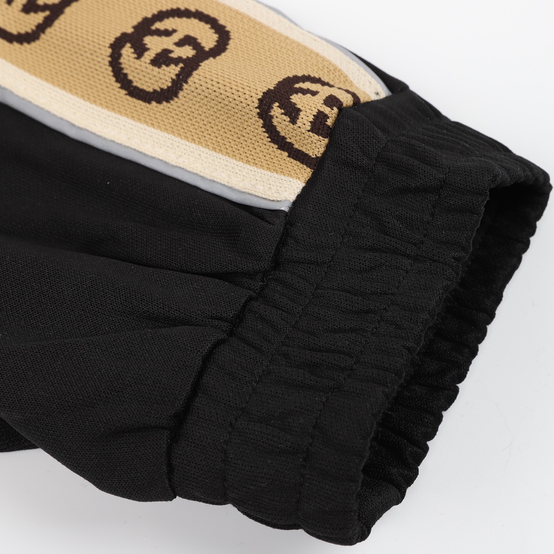 Gucci/古驰侧边双G反光织带长裤