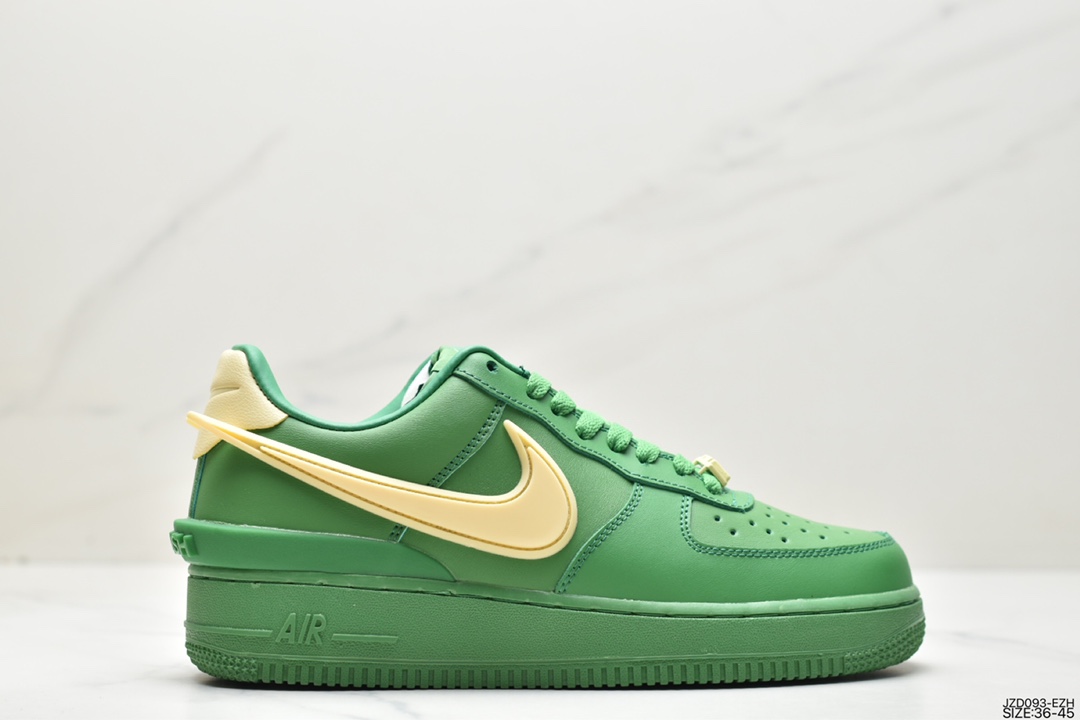 140 AMBUSH x Nike Air Force 1 Low"Blue/Yellow"空军一号宽底版系列低帮DV3464-001