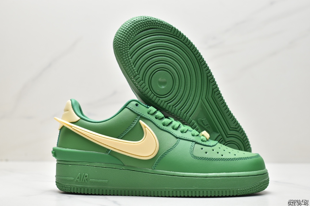 140 AMBUSH x Nike Air Force 1 Low"Blue/Yellow"空军一号宽底版系列低帮DV3464-001