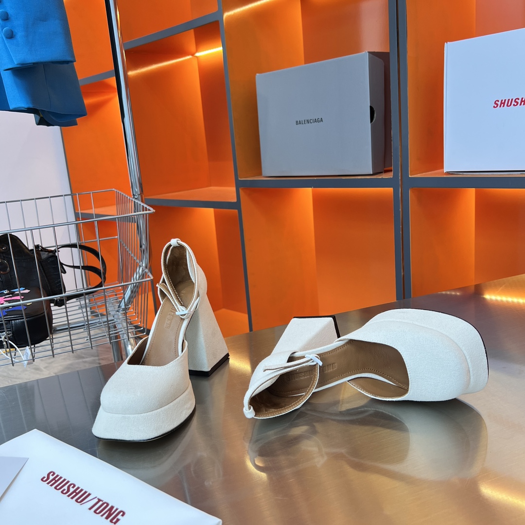 2023 Shushu/Tong High Heels & One Shoe Series: Customized, Elegant, Imported Materials - 图片 2