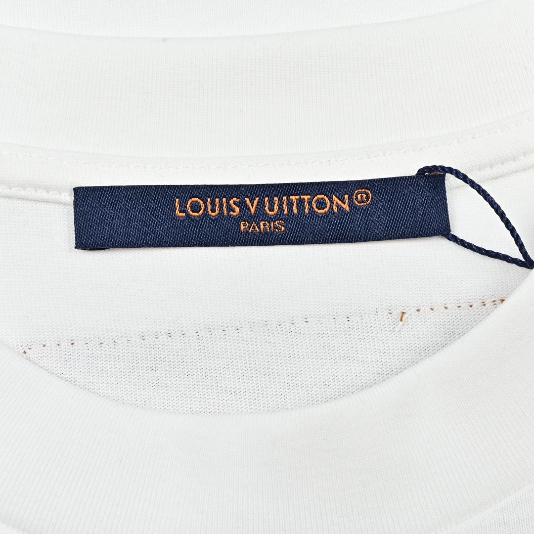 170 Louis Vuitton21ss 星宿连线白色色短袖