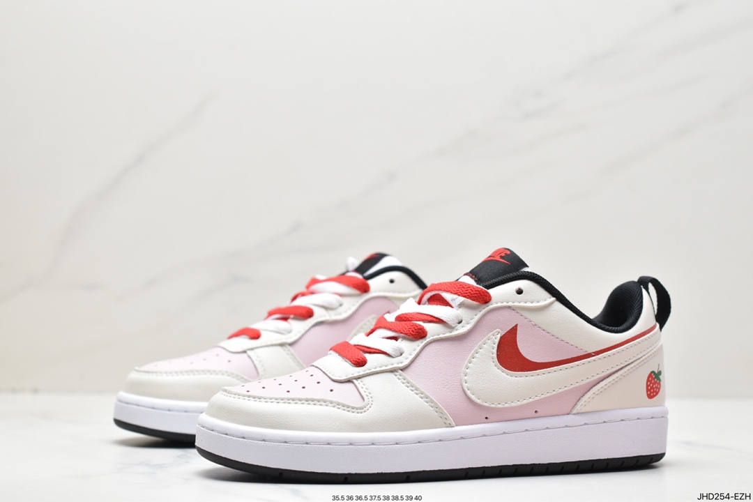 190 Nike Court Borough Low 2 (GS) 低帮休闲板鞋 BQ5448-110