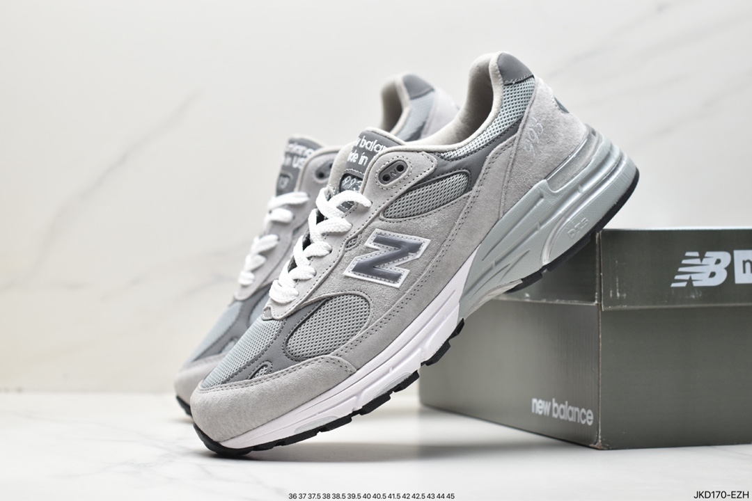 NB993 Original gray New Balance in USA MR993GL series American-made running shoes