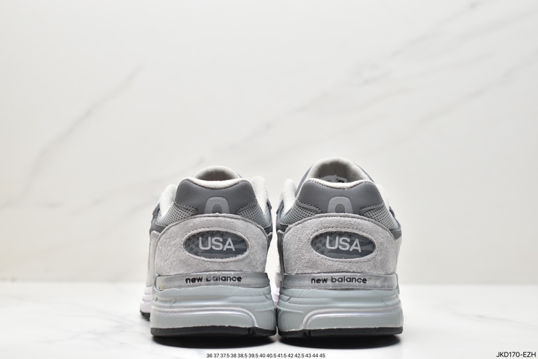 NB993 Original gray New Balance in USA MR993GL series American-made running shoes