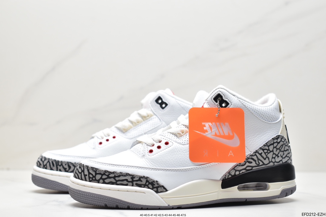 400 Fragment Design x Air Jordan 3 AJ3 乔3 藤原浩联名  DN3707-100