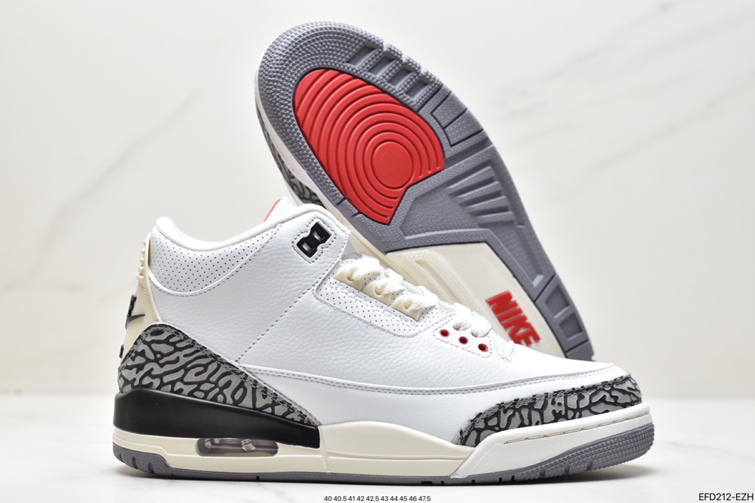 400 Fragment Design x Air Jordan 3 AJ3 乔3 藤原浩联名  DN3707-100