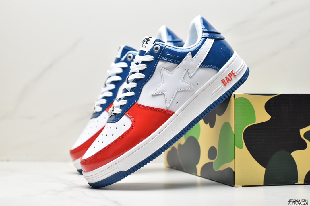 Japan's Harajuku fashion brand A Bathing Ape BAPE Sk8 Sta Low SK8 series low-top casual sports