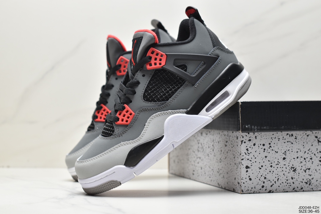 Jordan Air Jordan 4 Retro ”Motorsport Away” AJ4 generation mid-top retro actual combat 408452-106