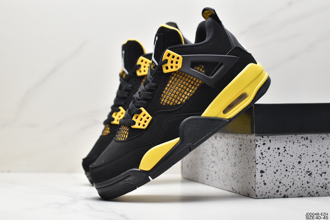 Jordan Air Jordan 4 Retro ”Motorsport Away” AJ4 generation mid-top retro actual combat 408452-106