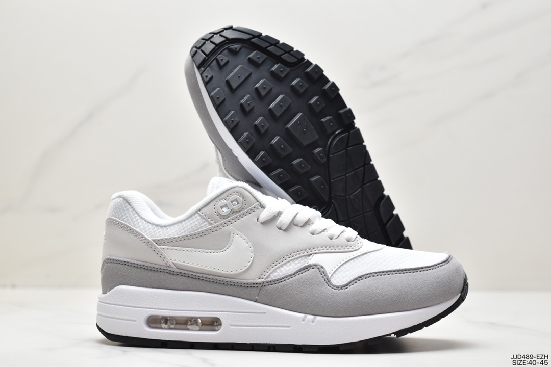 Nike Air Max 1 ”Crepe Hemp” first generation retro air cushion all-match casual sports jogging shoes