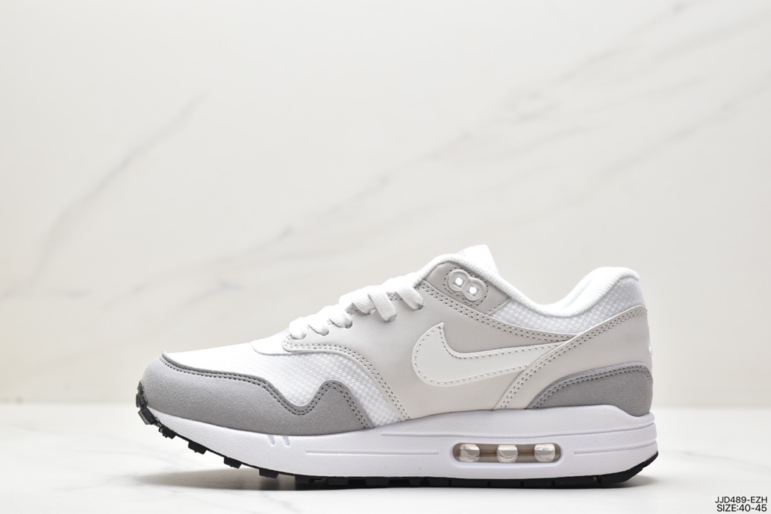 Nike Air Max 1 ”Crepe Hemp” first generation retro air cushion all-match casual sports jogging shoes