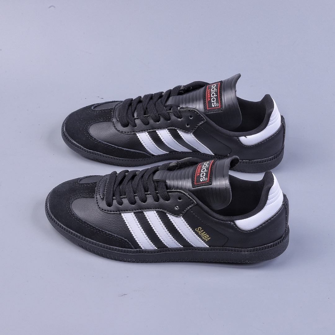 Adidas Originals Samba Classic White and Black Samba Thick Tongue Training Shoes 034563