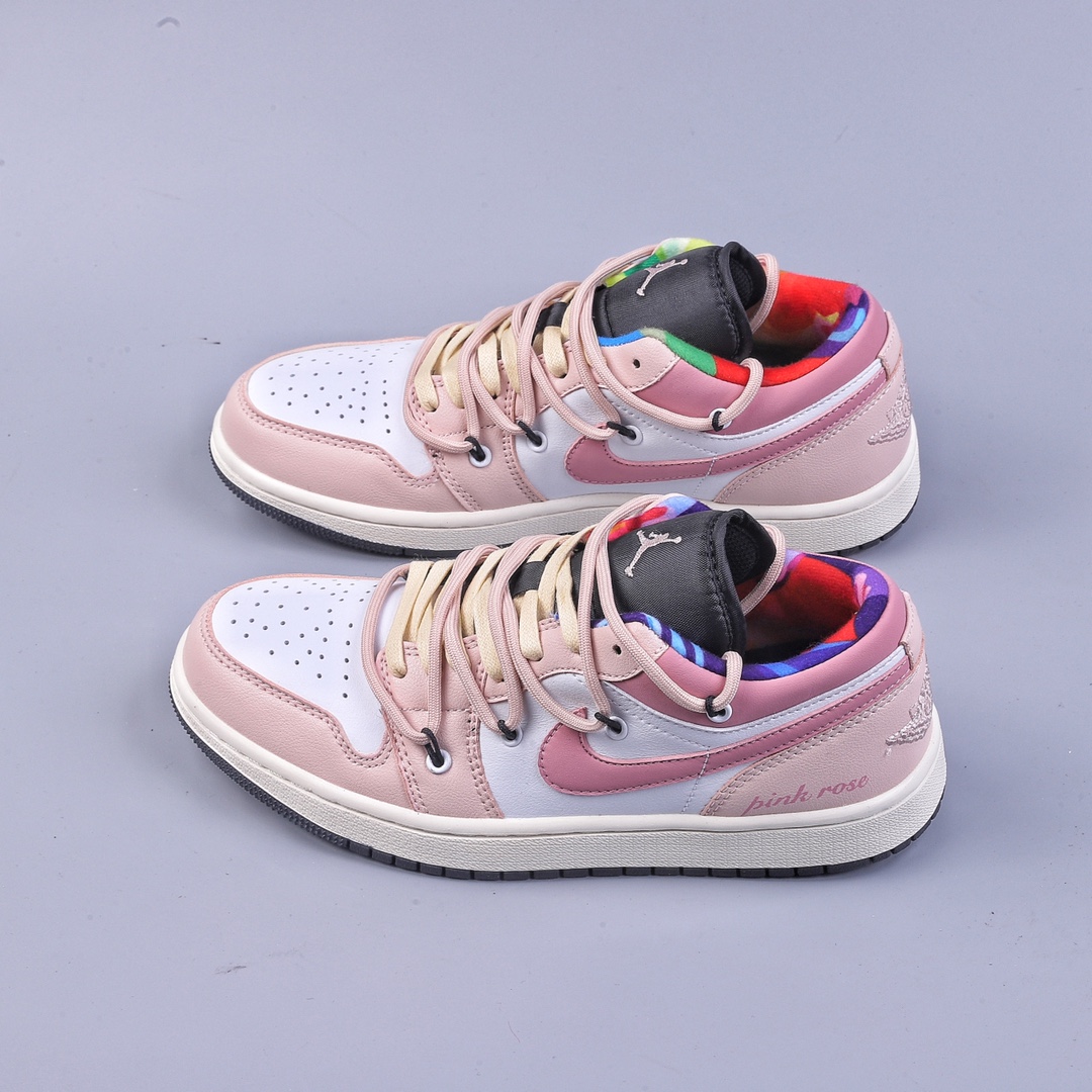 220 Air Jordan 1 Low 解构抽绳低帮 AJ1乔1低帮休闲板鞋 DQ8421-001