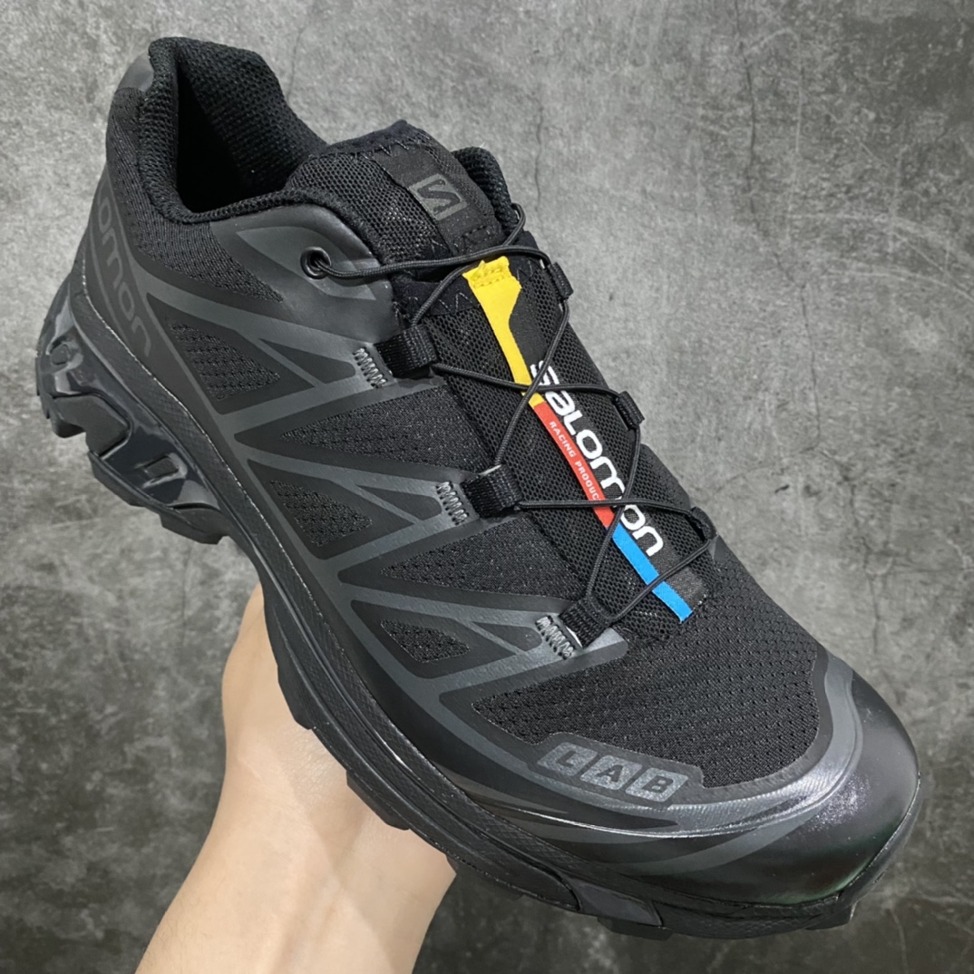 Salomon XT-6 Salomon retro trendy outdoor functional mountaineering running shoes eclipse black 410866