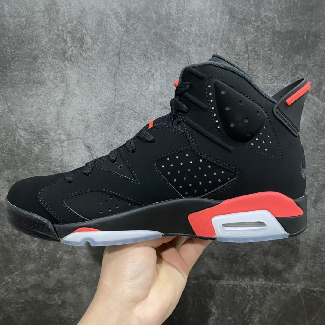 图片[2]-外贸纯原 Air Jordan AJ6 \”Black Infrared\”黑红2019版复刻 时隔多年 强势回归 发售货号：384664-060n原楦原纸板 正品既视感十足‼️n采购原厂皮料 到手可放心比对原鞋上脚百分百充当正品驾驭 真正原装公司级完美鞋型 一切细节实拍所见所得！纸板中底、钢印 完美版型 一应俱全外贸专供 发国外寄售可稳妥充正操作Size：40 40.5 41 42 42.5 43 44 44.5 45 46 47.5-莆田鞋批发中心