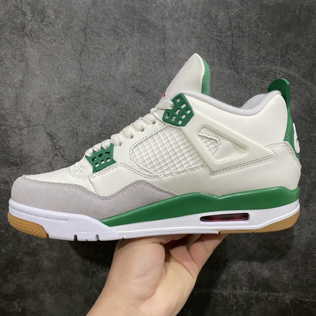 图片[2]-外贸纯原版NK SB x Air Jordan 4“Pine Green”n联名绿松石 纯原外贸订单n原盒原配  独家配原鞋拆解开发n原楦原纸板开发 全市场最纯正四代版型n原底真实气垫 回弹反馈充足n完美鞋楦打造 市面最高工艺一切细节如图实拍，所见所得‼ 货号：DR5415-103nSize:  40.5 41 42 42.5 43 44 44.5 45 46 47.5-莆田鞋批发中心