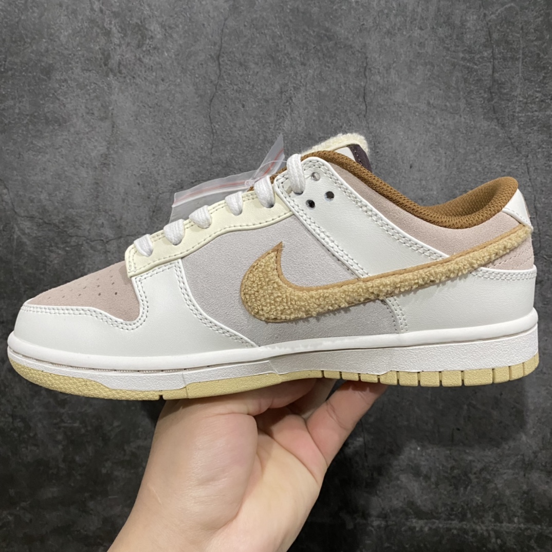 M version pure original Nike SB Dunk Low ”Year of the Rabbit” CNY Chinese Year light brown rice white spike rabbit FD4203-211