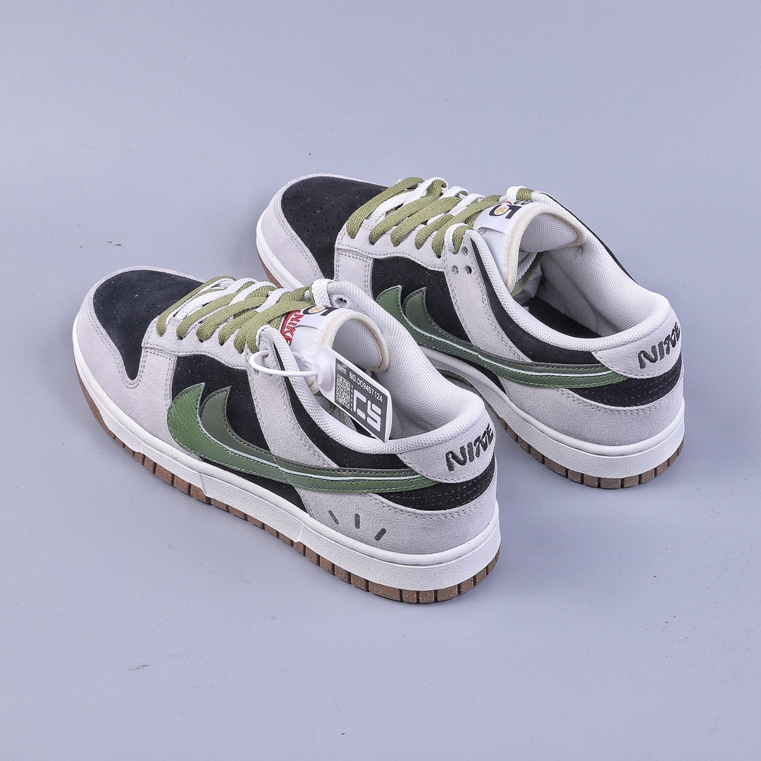 220 CS版Nk SB Dunk Low ”85” 黑灰绿双勾 SB低帮运动休闲板鞋 DO9457-124