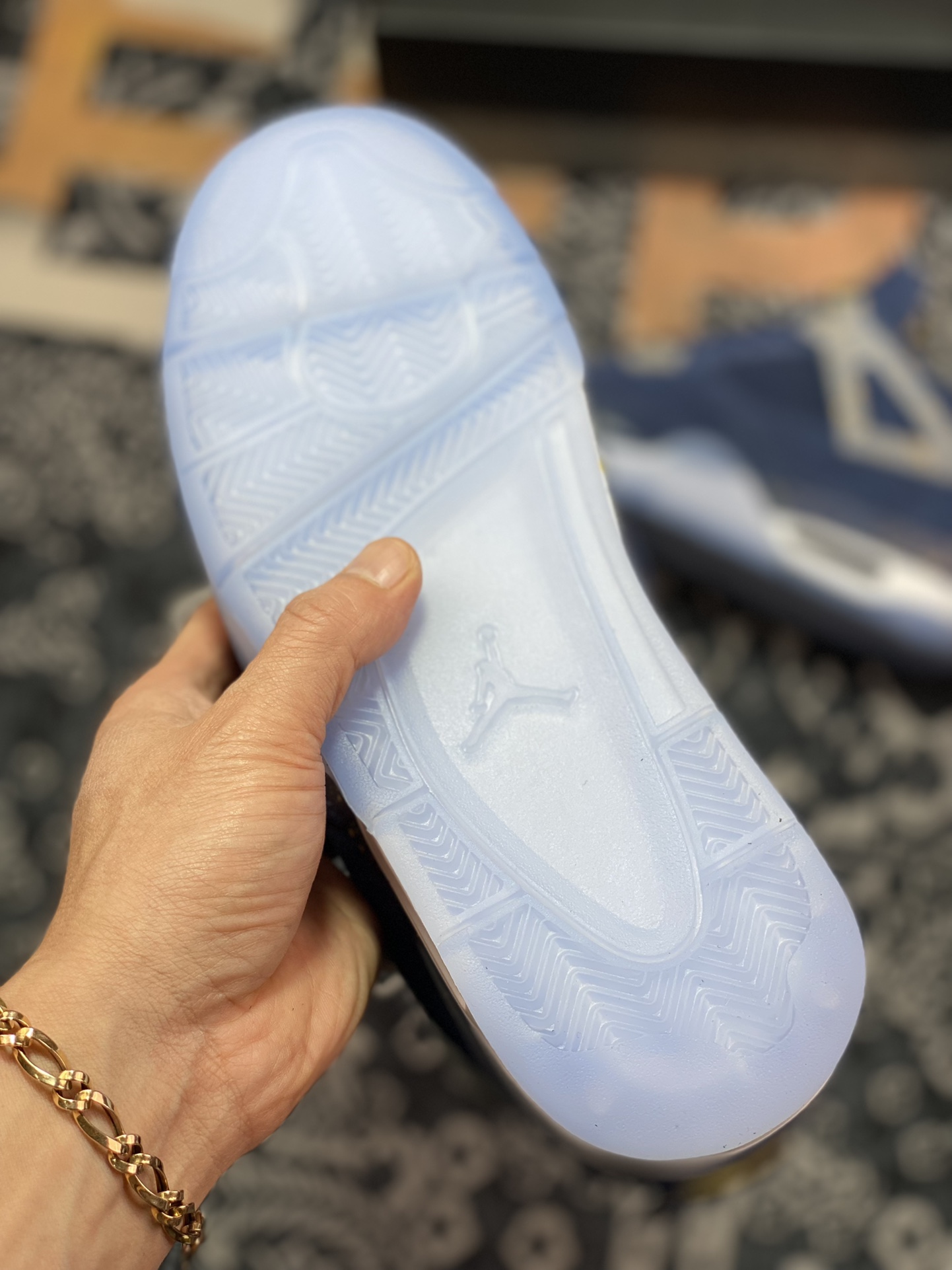 Air Jordan 4 Retro PE”University of Michigan”AJ4代中帮AJ4-1036660